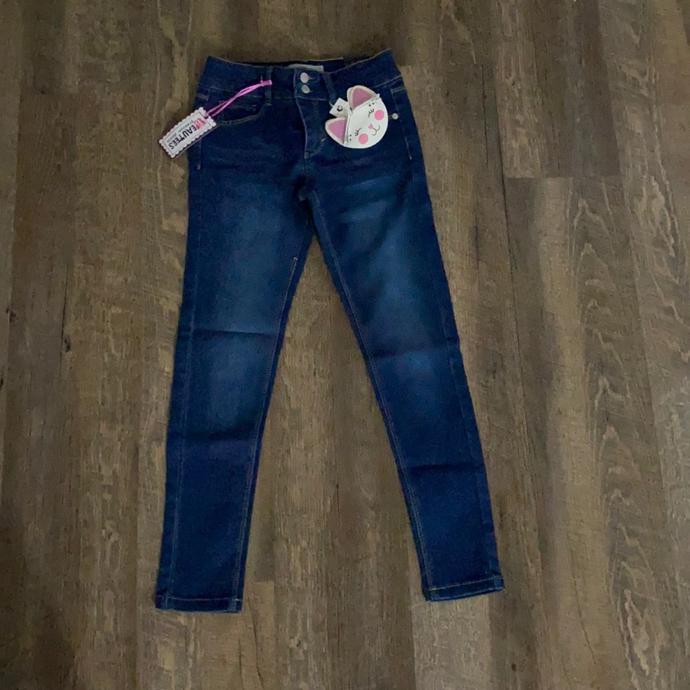 NEW Girls size 8 Dark wash